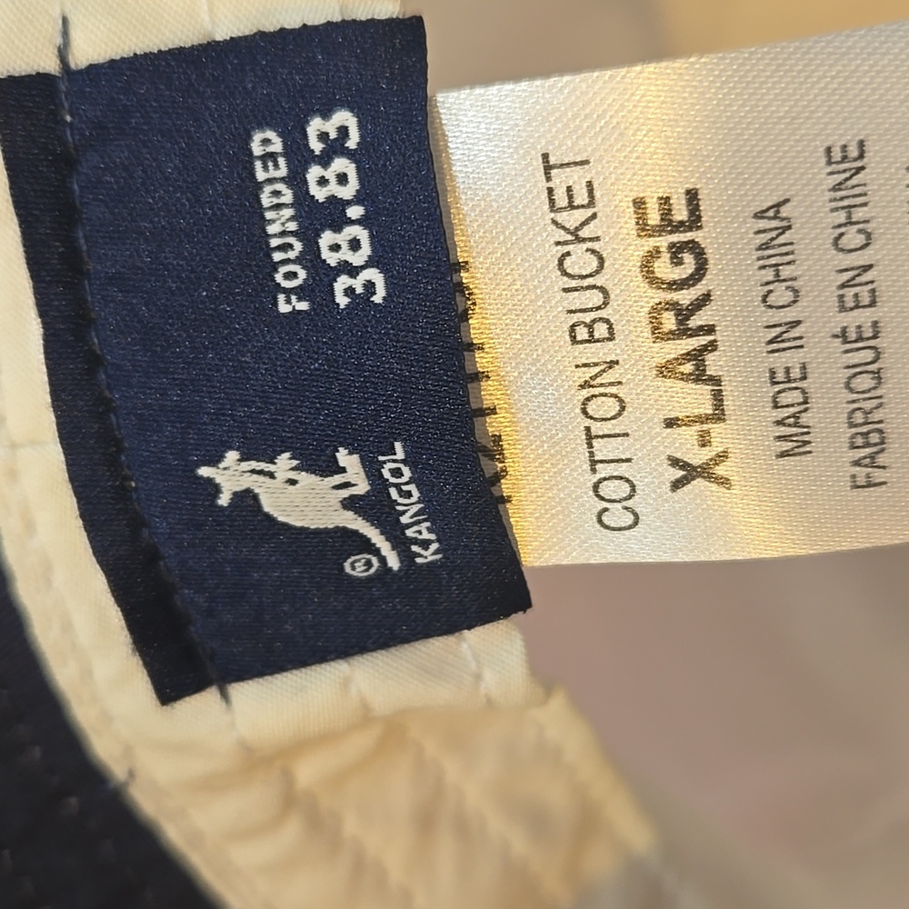 Kangol Unisex White Cotton Bucket Hat - Picture 5 of 8